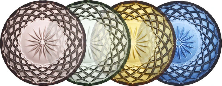 Lyngby Glas Asiet Sorrento 16 Cm 4 Assorterede Glas 3 Lyngby Glas Asiet Sorrento 16 Cm 4 Assorterede Glas