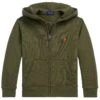 Polo Ralph Lauren Cardigan - Classics II - Armygrøn -Billi Bi butik DZ189