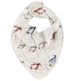 Joha Savlesmæk - Uld/Bambus - Grå M. Pingviner