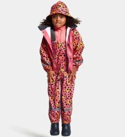 Didriksons Regntøj M. Seler - PU - Slaskeman - Wild Dot Pink -Billi Bi butik EP853 3