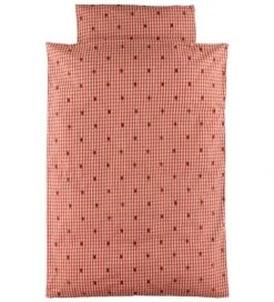 Flöss Sengetøj - Junior - Molly - Berry Gingham