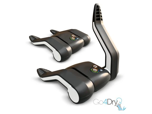 Go4Dry Skotørrer Sort/Hvid 5 Go4Dry Skotørrer Sort/Hvid - Billede 3