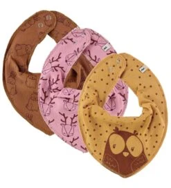 Pippi Savlesmække - Spids - 3-pak - Rosa/Gul/Brun