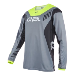 Oneal O'Neal Element FR Hybrid V.22 MTB Trøje Grå / Neon Gul