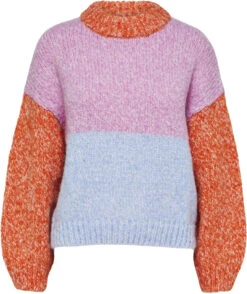 Selected Femme SLFWINNIE LS KNIT O-NECK B BW