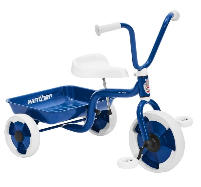 Winther Trehjulet Den Originale Blå/hvid 3 Winther Trehjulet Den Originale Blå/hvid