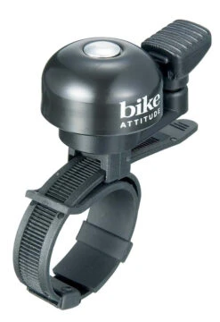 Bike Attitude Mini Sort Letvægts Ringeklokke