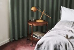 Bølling Tray Table 60 / Oiled Oak -Billi Bi butik brdr krueger bord boelling bakkebord 60 olieret ege sunny yellow cream 1729574