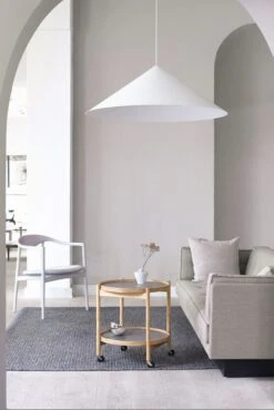 Bølling Tray Table 60 / Oiled Oak -Billi Bi butik brdr krueger bord boelling bakkebord 60 olieret ege sunny yellow cream 6569449