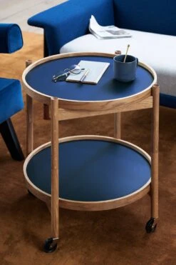 Bølling Tray Table 60 / Oiled Oak -Billi Bi butik brdr krueger bord boelling bakkebord 60 olieret ege sunny yellow cream 7483725