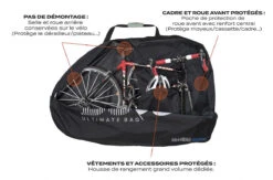 Buds Roadbag Original Cykel Rejsetaske, Sort -Billi Bi butik buds roadbag original bike travel case black 3