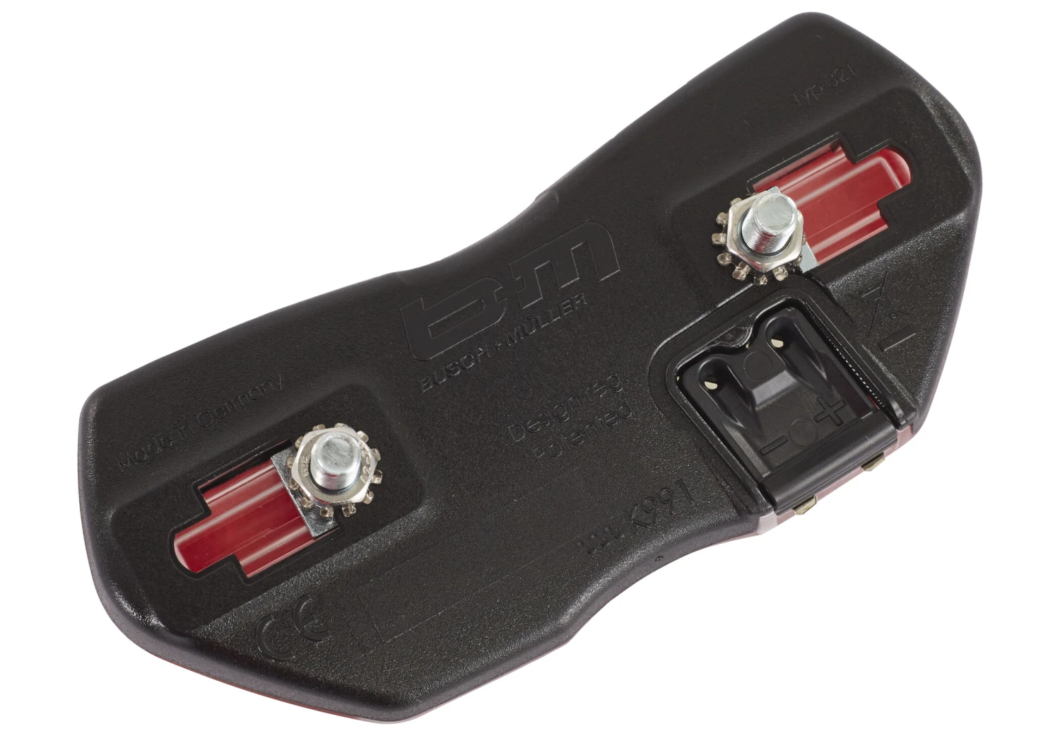 Busch + Müller Toplight View Brake Tec Cykellygte Med Bremselysfunktion, Rød/gennemsigtig 5 Busch + Müller Toplight View Brake Tec Cykellygte Med Bremselysfunktion, Rød/gennemsigtig - Billede 3