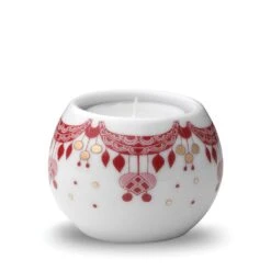 Bjørn Wiinblad Fyrfadsstage, Rød, Ø6,5 Cm