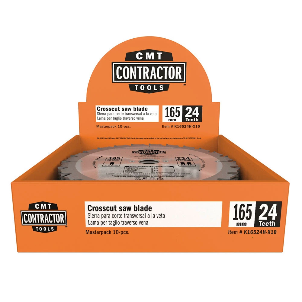 CMT Klinge 165x1,7x20 Z24 W X 10 AKKU - K16524H-X10 3 CMT Klinge 165x1,7x20 Z24 W X 10 AKKU - K16524H-X10