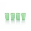 Mosser Glass 4-Piece 6oz Panel Tumbler Set | Jade