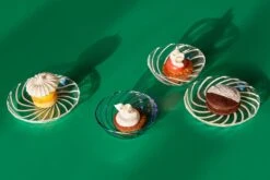 Hay Spin Bowl -Billi Bi butik hay skaal spin plate 6109210e62642 light pink w blue stripes 2740279