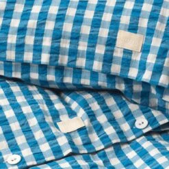 Juna Bæk&Bølge Linens 10 Juna Bæk&Bølge Linens -Billi Bi butik juna sengesaet baek boelge sengesaet blaa birk 4359450