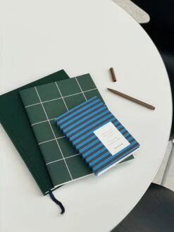 EVEN - Work Journal -Billi Bi butik notem notesbog notem even work journal dark green cloth 1586600