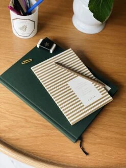 EVEN - Work Journal -Billi Bi butik notem notesbog notem even work journal dark green cloth 6610330