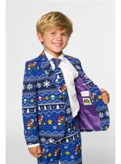 Opposuits Super Mario Bros Jule Jakkesæt Til Drenge -Billi Bi butik opposuits super mario bros jule jakkest til drenge 2