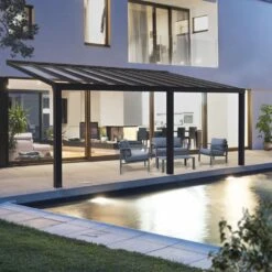Palram - Canopia STOCKHOLM Terrasseoverdækning 3,4x8,1m Inkl. Gardiner - 540-136 -Billi Bi butik palram stockholm terrasseoverdaekning 34x81m inkl gardiner 540 136 2