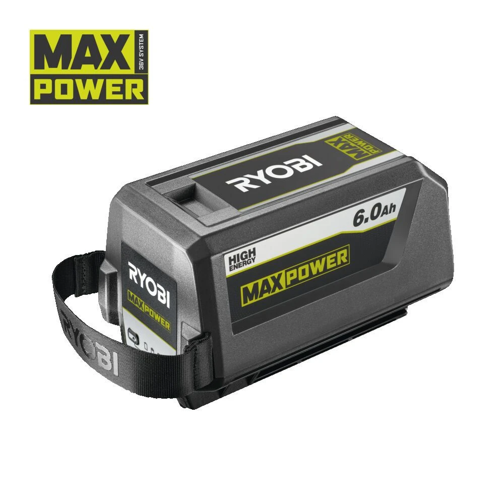 Ryobi 36V Max Power Batteri - RY36B60B - 6,0 Ah 3 Ryobi 36V Max Power Batteri - RY36B60B - 6,0 Ah