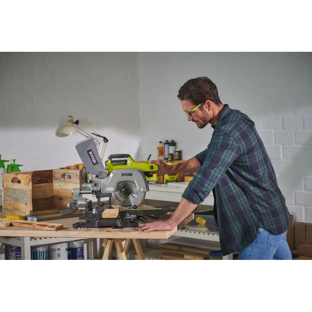 Ryobi Kap/geringssav 18V 216 Mm ONE+ - R18MS216-0 6 Ryobi Kap/geringssav 18V 216 Mm ONE+ - R18MS216-0 - Billede 4