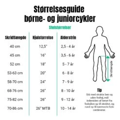 Puky Youke 18" Rose - Børnecykel - 2023 -Billi Bi butik storrelsesguide bornecykler 2