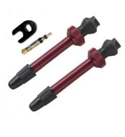 Tubeless Ventil Barbieri FV 45 Mm - 2 Stk - Rød - AD/PRE45RED